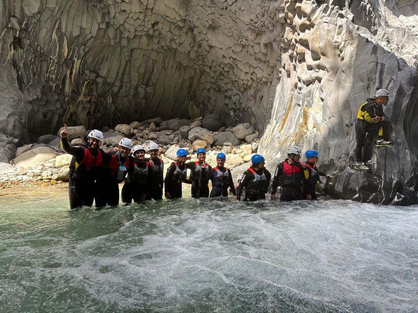 Alcantara River and Gorges: Bodyrafting Experience - Swimming, jumping, and the return downstream