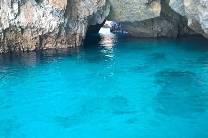 Amalfi Coast Boat tour Small Group - Swimming stops in clear Mediterranean water