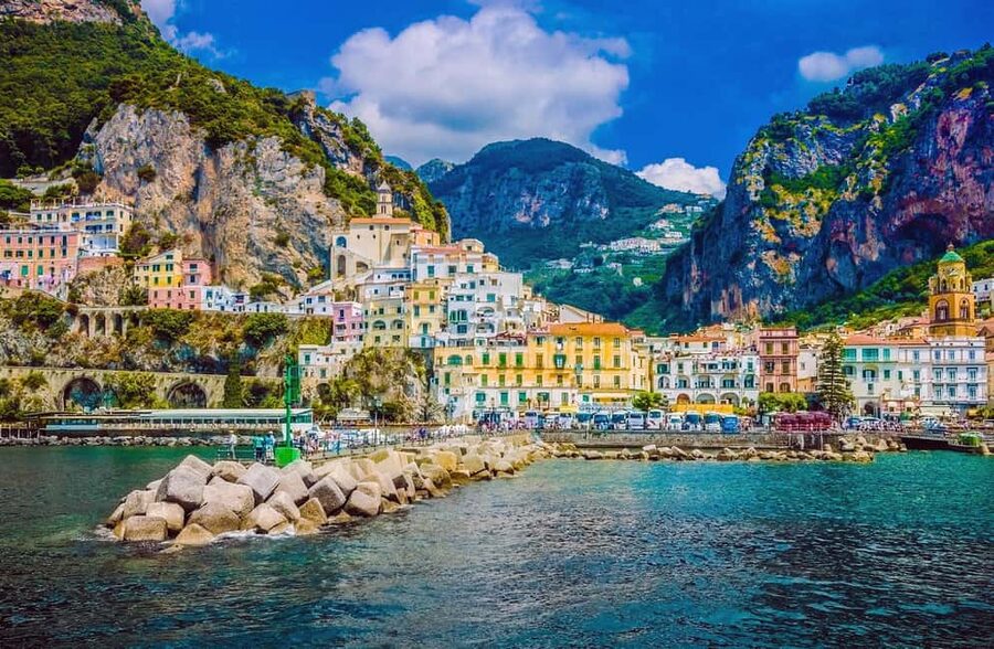 Amalfi Coast Full-Day Tour from Sorrento - Positano: steep streets and postcard views