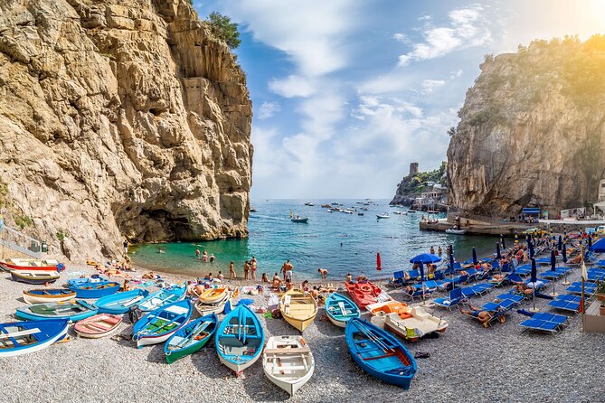 Amalfi Coast & Positano: Boat Tour with Snorkeling & Drinks - Approaching Positano and La Porta Beach