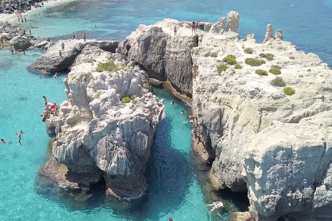 Amazing boat trip from Tropea to Capo Vaticano - 6 to 12 people - Praia di Fuoco and the coast’s best underwater stops
