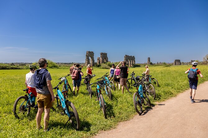 Appian Way & Aqueducts small group e-bike tour(catacombs & food) - Riding the Appian Way