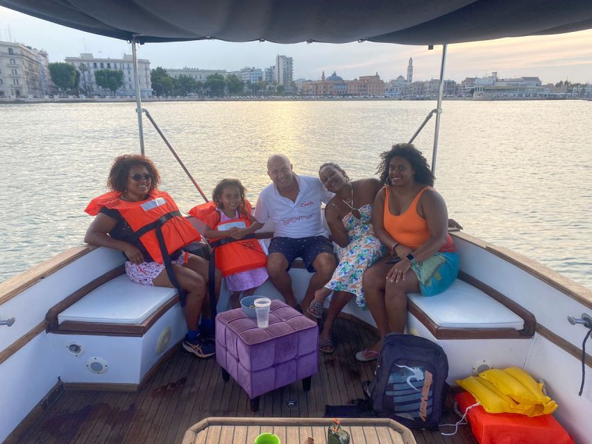 Bari by boat: admire the city from the sea with Aperitivo - How much value do you get for $53?