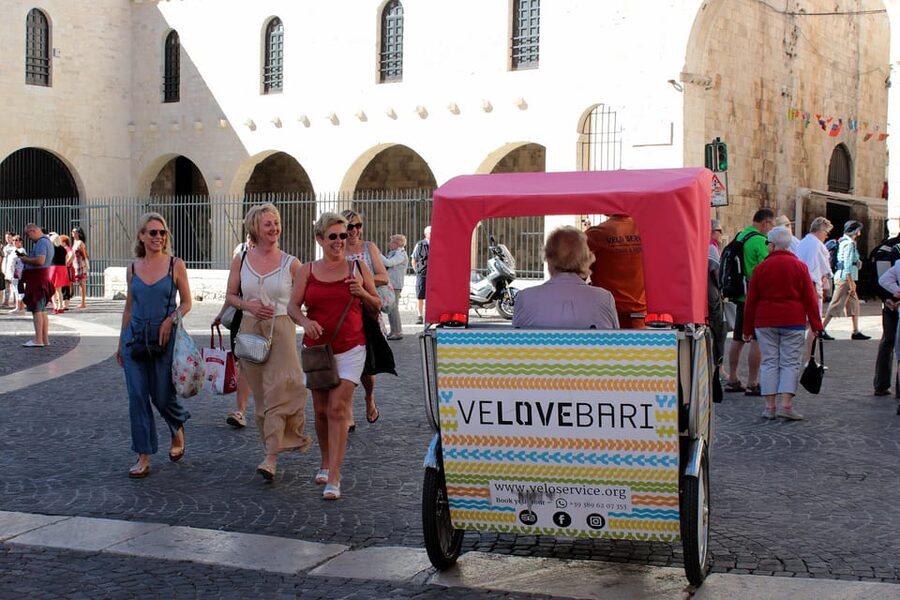 Bari: Old Town Guided Eco-Friendly Rickshaw Tour - Starting near Piazza Mercantile