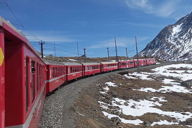 Bernina Red Train, Swiss Alps & St Moritz From Milan - Arriving in St. Moritz at 1,856 meters