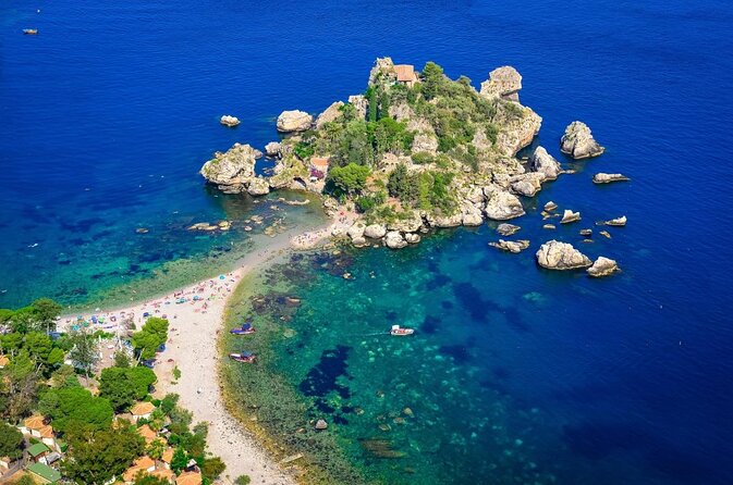 Boat tour Giardini Naxos Taormina Isola Bella Blue Grotto - At a glance