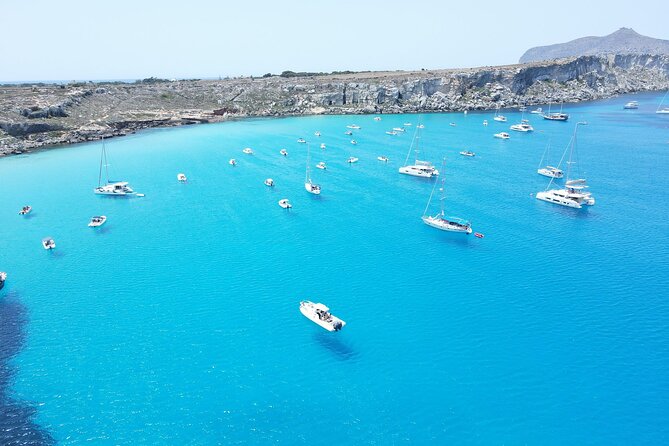 Boat tour to Egadi Favignana and Levanzo islands from Trapani - Cala Rossa, the famous cove