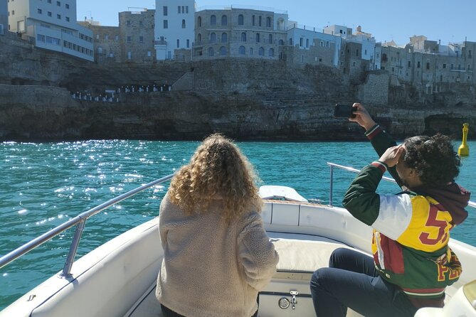 Boat trip to the Polignano a Mare caves - Grotta Palazzese and the famous swimming stop