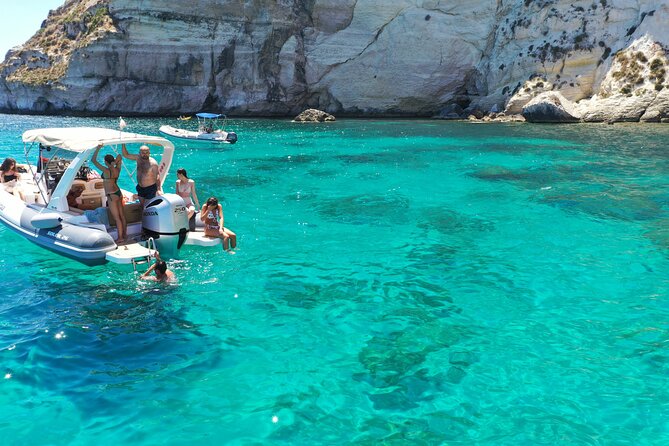 Cagliari Boat Tour 4 Stops .Possible Sighting of Dolphins - Cala Fighera brings clear water and a short swim