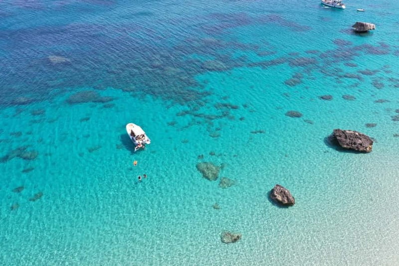 Cagliari: Boat Tour, 4 Stops, Swim, Snorkeling, & 1 Spritz - Starting near Bacan in central Cagliari