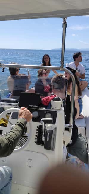 Cagliari:devil's saddle big cruise by boat drink & snack - The Sardinian aperitivo on the water