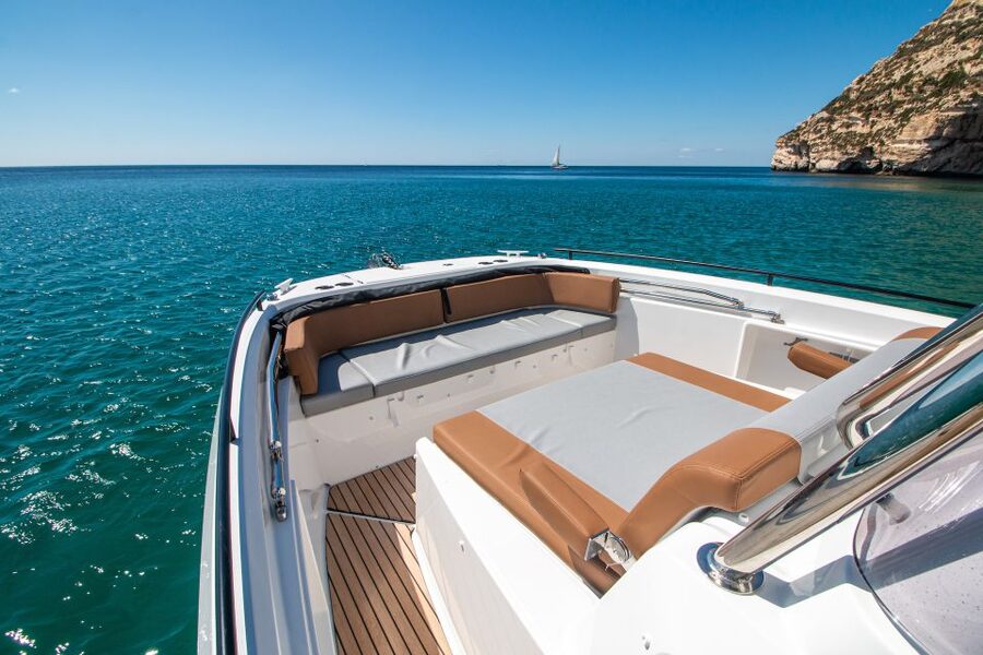 Cagliari: Luxury Motorboat Tour with 3 Swim Stops & Wine - Cala Mosca: your first swim and snorkeling stop