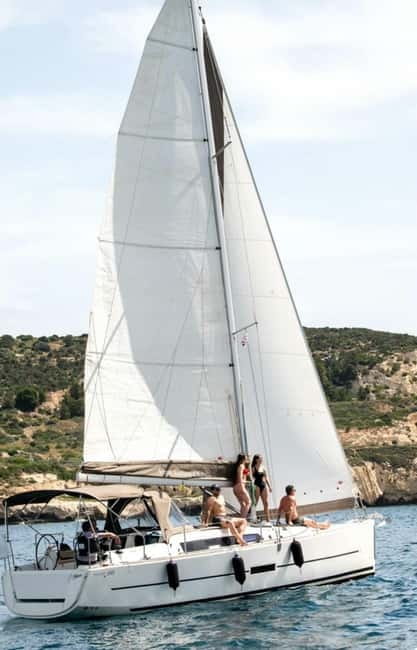 Cagliari: Sailing Tour with 4 Stops, Snorkeling and Prosecco - Leaving Cagliari port for the Gulf of Angels