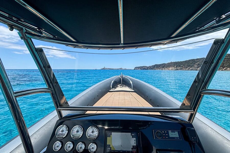 Cagliari: Zodiac Boat Tour, 3-4 SwimStops, Wine & Snorkeling - Cala Mosca: an easy first swim