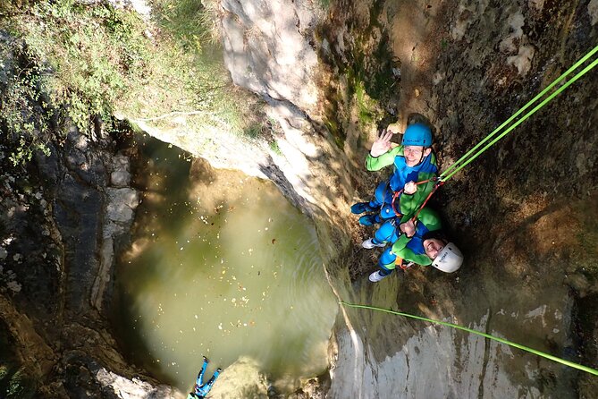 Canyoning "Gumpenfever" - beginner Canyoningtour for everyone - Getting Fitted With Canyoning Equipment