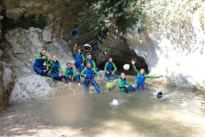 Canyoning "Gumpenfever" - beginner Canyoningtour for everyone - Learning to Abseil, Jump, and Slide