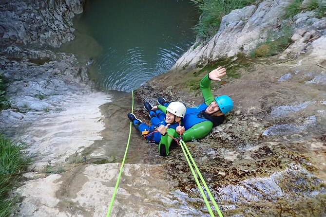 Canyoning "Gumpenfever" - beginner Canyoningtour for everyone - The Uphill Approach Comes First