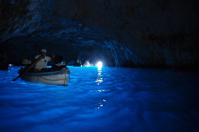 Capri Blue Grotto Small-Group Boat Day Tour From Sorrento - Grottos, lighthouse, and the Faraglioni