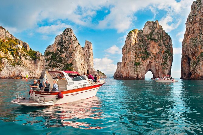 Capri Guided Boat Experience with Island Exploration and Transfer - Starting from Sorrento with pickup included