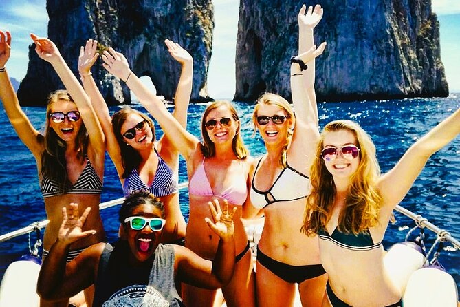 Capri Guided Boat Experience with Island Exploration and Transfer - Punta Carena and the island’s southwest edge