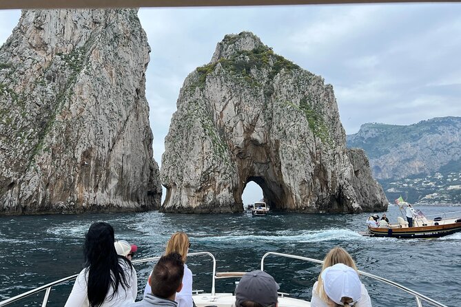 Capri in a Day All Inclusive Premium Boat Tour + City Visit - The swimming break and onboard aperitivo