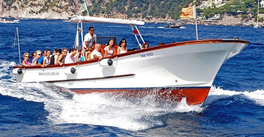Capri: Island Boat Tour with Blue Grotto Stop - Salto di Tiberio and the White Grotto