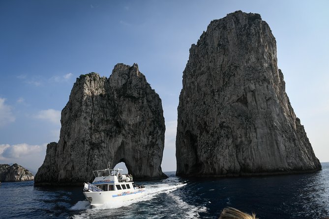 Capri Mini Cruise and City Sightseeing Day Trip from Naples - Crossing the Gulf of Naples beneath Vesuvius