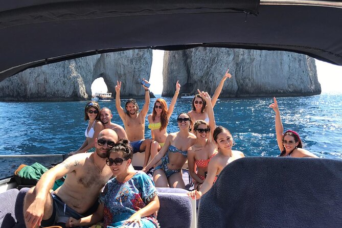 Capri Small-Group Boat Tour with Blue Grotto & Island Discovery - Swimming and snorkeling near Marina Piccola
