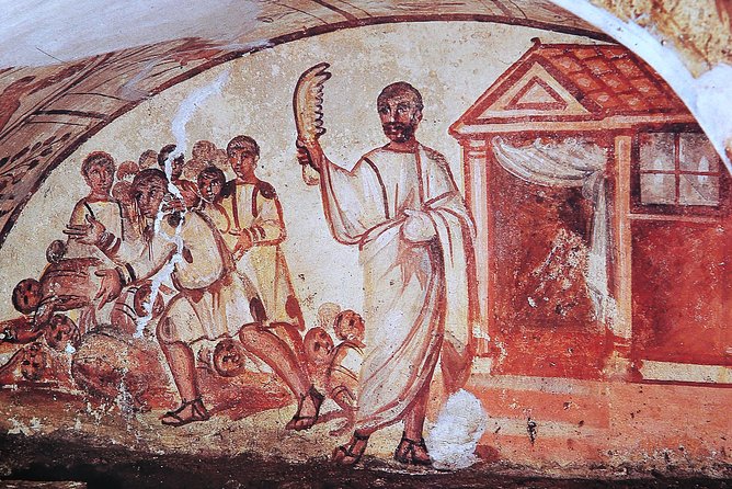 Catacombs Tour with Transfer – Optional Capuchin Crypt or Trevi - Entering the Catacombs of San Callisto
