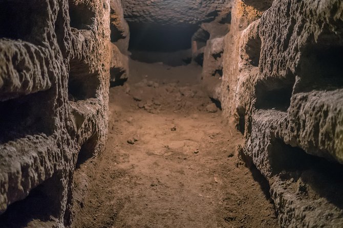 Catacombs Tour with Transfer – Optional Capuchin Crypt or Trevi - Meeting at Piazza dAracoeli