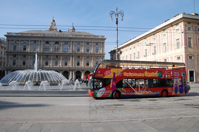 City Sightseeing Genoa Hop-On Hop-Off Bus Tour - Historical route: palaces, plazas, and central Genoa