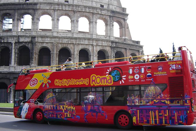 City Sightseeing Rome Hop-On Hop-Off Bus Tour - Piazza Venezia and Via del Teatro di Marcello