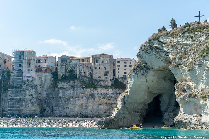 Coast of the Gods snorkeling tour: the best you can find. - Tropea from below the famous cliff
