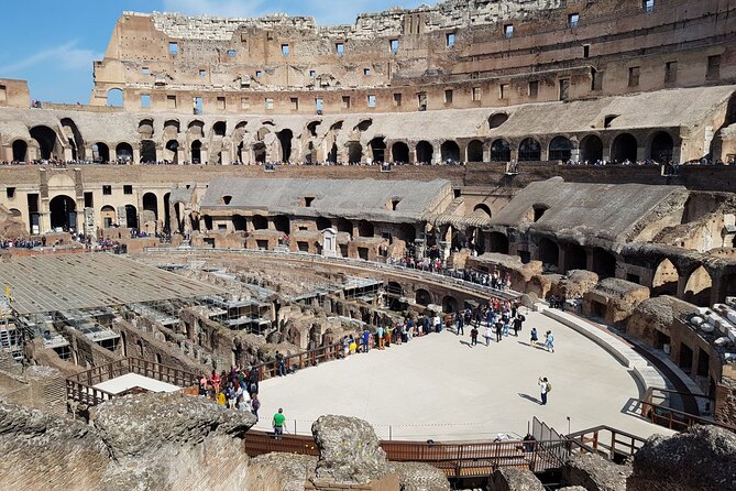 Colosseum Arena Floor Roman Forum and Palatine Hill Live Guide - Entering the Colosseum through the arena area
