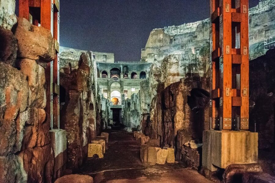 Colosseum by Evening Guided Tour with Optional Arena Access - Meeting Trajan’s Column beside Piazza Venezia