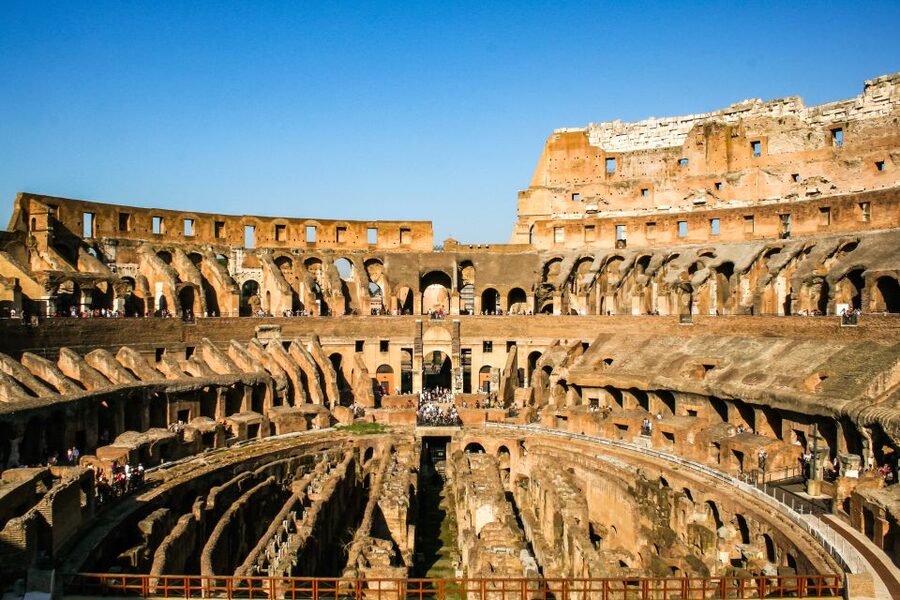 Colosseum: Underground and Ancient Rome Tour - Ground floor, second tier, and exhibition areas