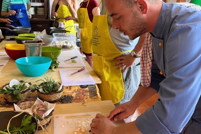 COOKING CLASS in Taormina at Chef Massimo HOUSE!! - Homemade wine and a long Sicilian lunch