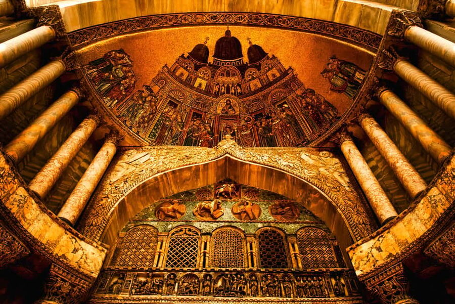 Doge’s Palace & St. Mark’s Basilica Tickets + Tour Options - St. Mark’s Basilica and its shimmering mosaics