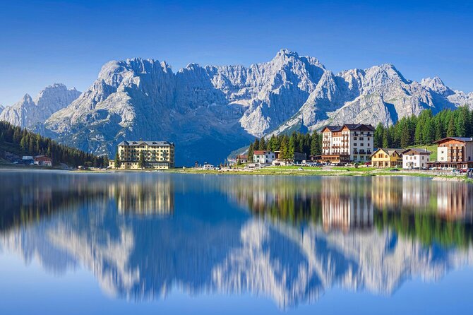Dolomites & Cortina Small Group Tour from Venice - Tre Cime views from Lake Antorno
