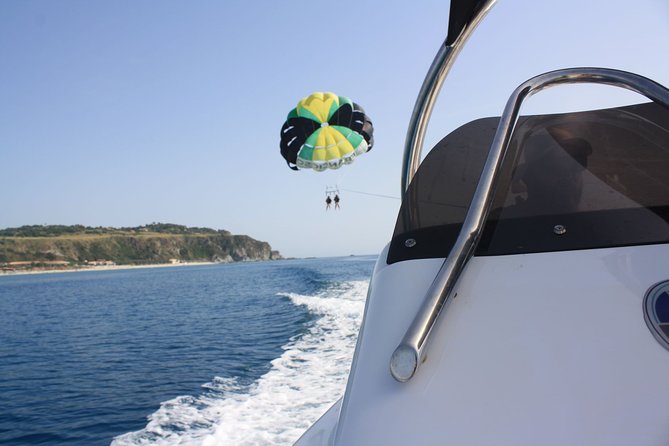 Double Parasailing flight to Tropea in Small Group - Photos, video, and the extra cost