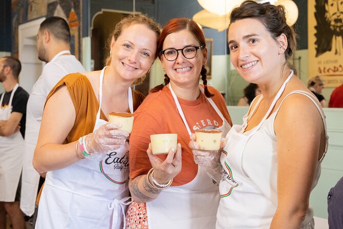 Fettuccine, Ravioli and Tiramisu Pasta Making in Rome - Starting With Tiramisu and Savoiardi