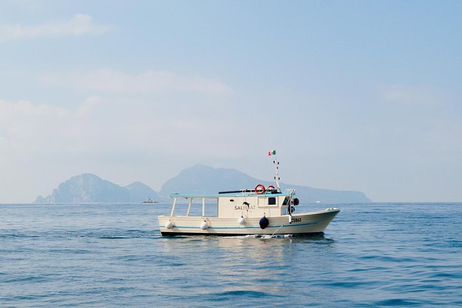 Fishing and Tourism in Capri - Leaving Marina Grande and following the Sorrento coast