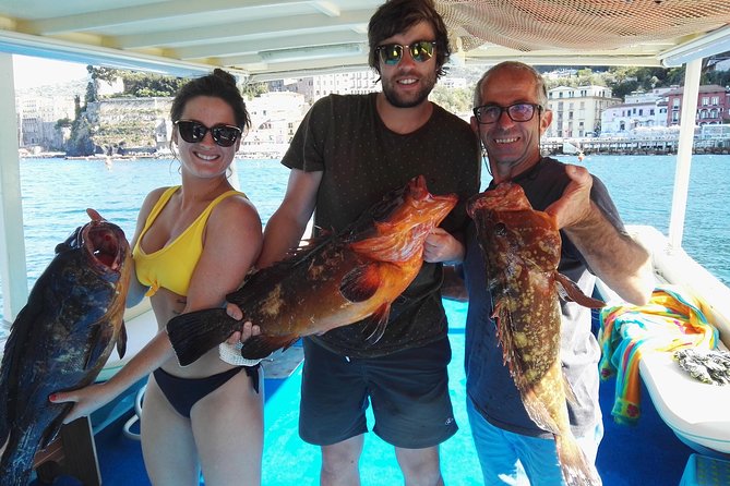 Fishing and Tourism in Capri - Swimming beside Capri