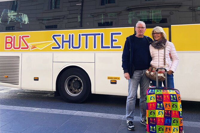 Fiumicino Airport Shared Shuttle Bus to Rome Termini & Vatican - The Airport to Rome Ride in About 50 Minutes