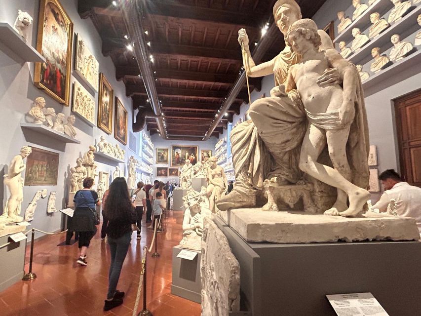 Florence: Accademia Gallery David Entry & Audio Guide App - Inside the main hall with Michelangelo’s David