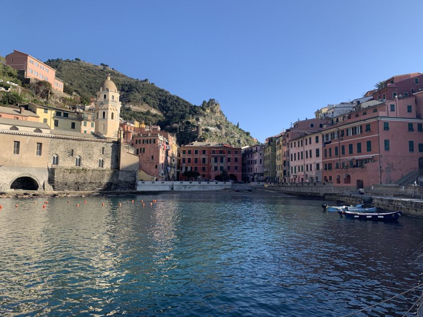 Florence: Cinque Terre Day Trip with Optional Street Food - Riomaggiore adds steep streets and sea views