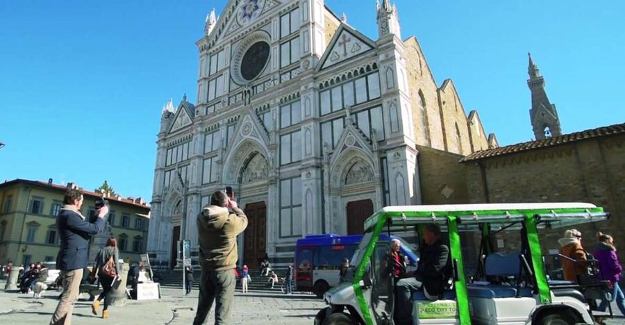 Florence: Eco-Friendly Golf Cart City Tour with Audio Guide - Santa Maria Novella and the old city walls