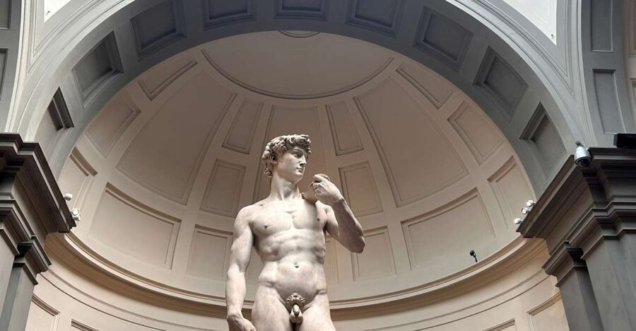Florence: Michelangelo's David Entrance Ticket and Audio App - Medieval altarpieces on the top floor