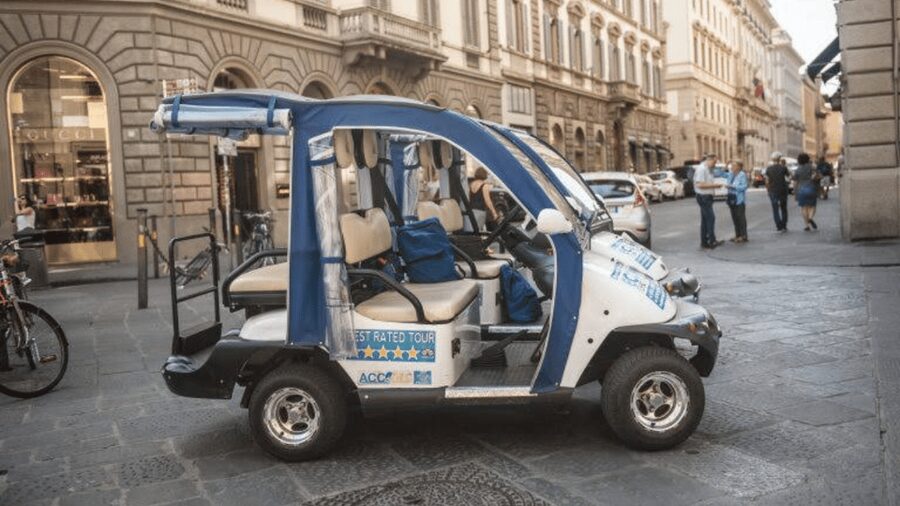 Florence: Old Town Golf Cart Excursion - Piazza Santo Spirito and Pitti Palace