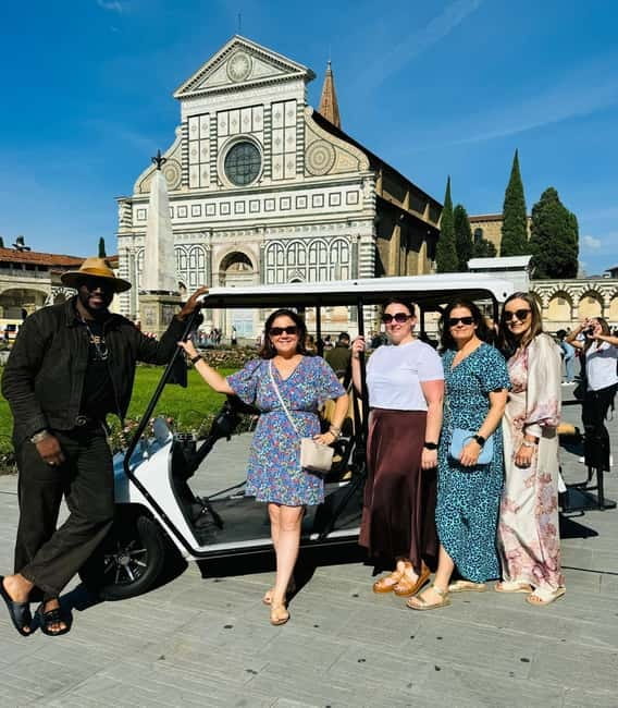 Florence: Private Electric Mini Car Tour with Local Guide - Santa Croce, Santa Maria Novella, and San Lorenzo